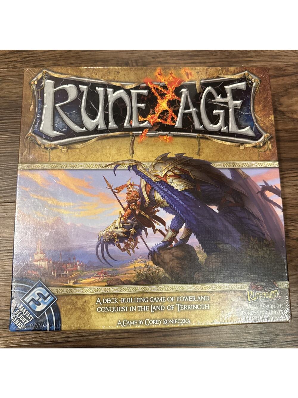 RUNE AGE Fantasy Flight Games Corey Konieczka Deck Building Game New Sealed